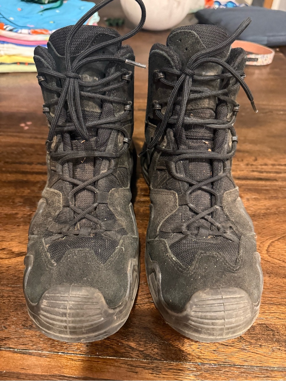 Lowa Men's Black Tactical Hiking Boots